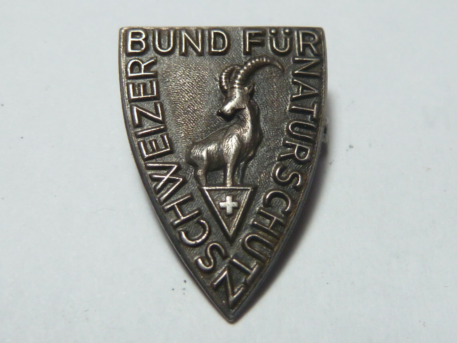 PINS BADGE Argent PIN SCHWEIZER BUND FUR NATURSCHUTZ