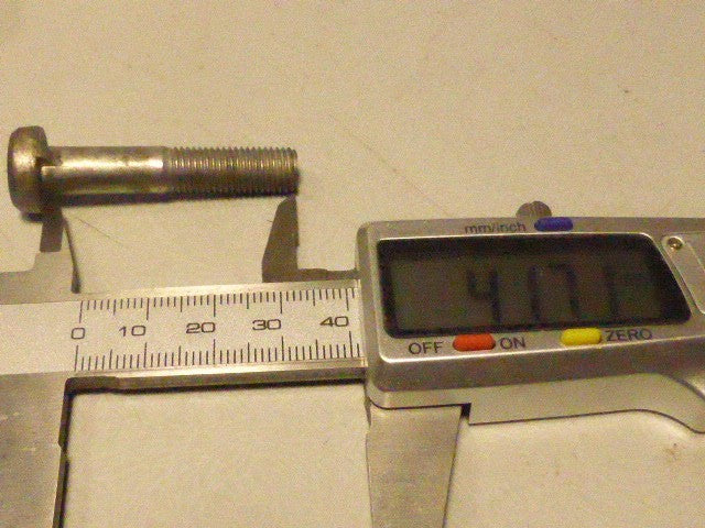 NOS ALGI 1 ancienne  boulon Vis potence  M8 VIS ECROU ACIER  VELO VINTAGE  8x42