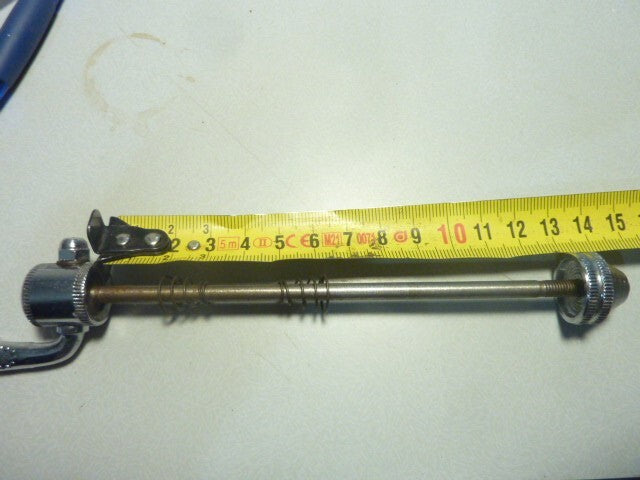 NOS  attache rapide Quick Release rear Skewer Eroica 1970 wheel skewer BREV STOP