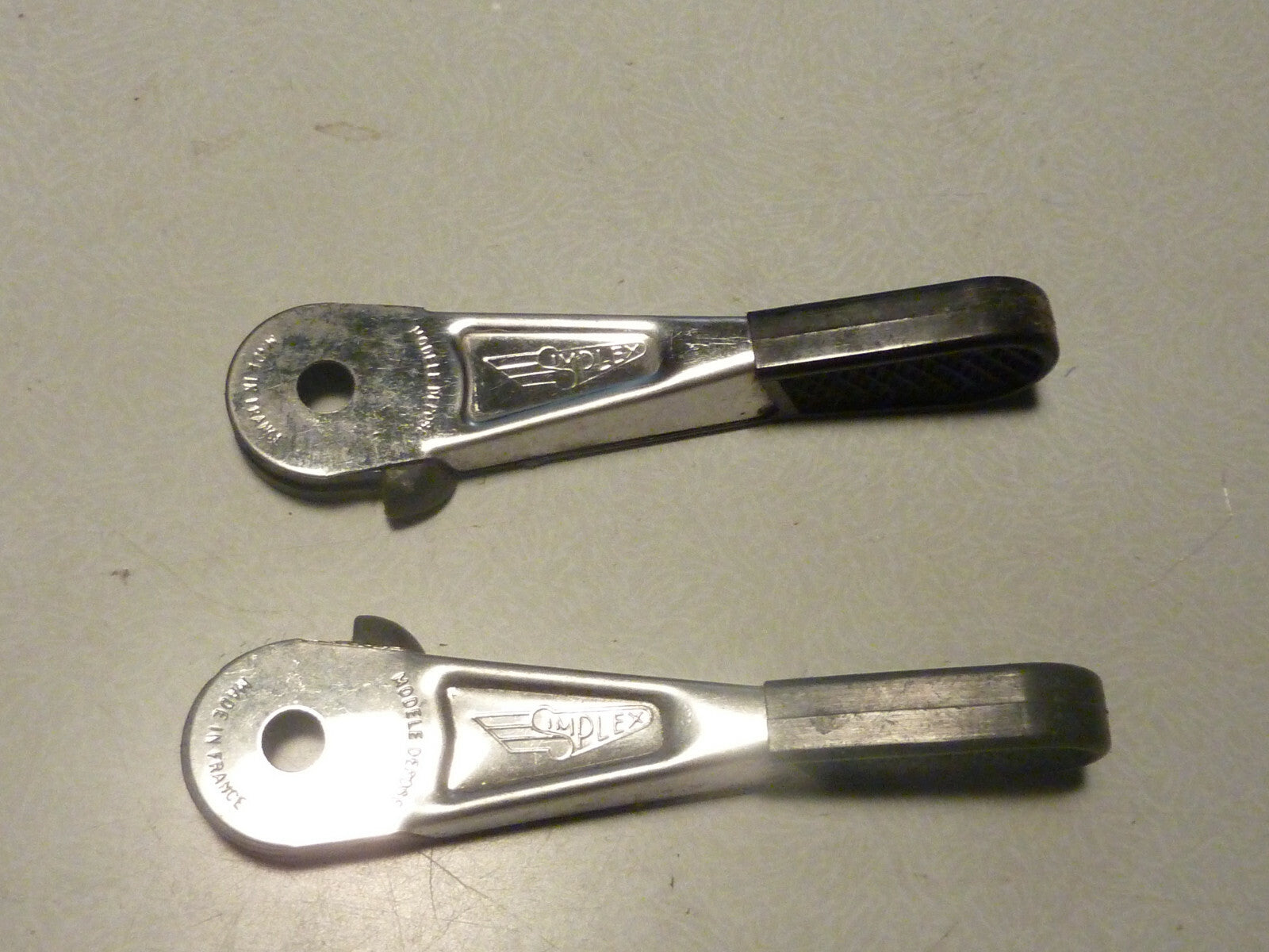 NOS paire LEVIER DE VITESSES ANCIEN Simplex 2964 2965 Prestige Shifter
