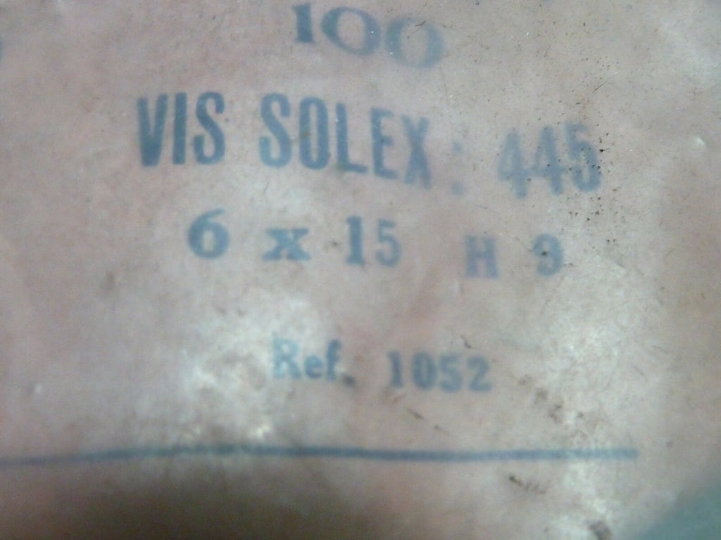 ✨ NOS neu 2 Vis Solex 6x15 – Deco-Savoy – 6 pans 9 mm – NOS –Made in France ✨