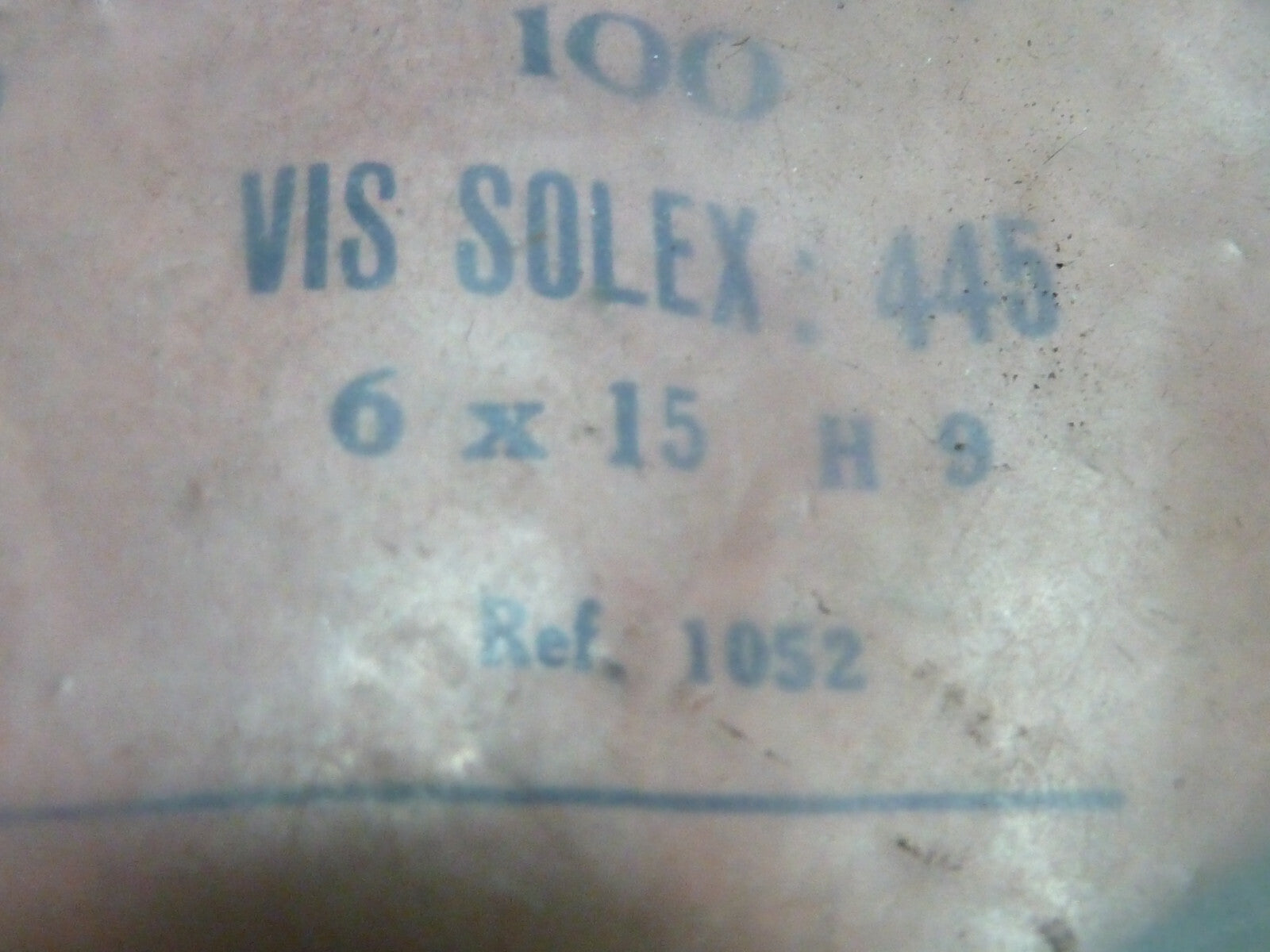 ✨ NOS neu 2 Vis Solex 6x15 – Deco-Savoy – 6 pans 9 mm – NOS –Made in France ✨