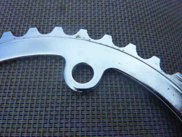 NOS neu Plateau Vintage Acier Chromé 40 Dents BCD 116 Chainring Vélo Ancien