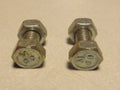 2 BOULONS DE FIXATION VIS ECROU ACIER  VELO VINTAGE  dynamo phare catadioptre
