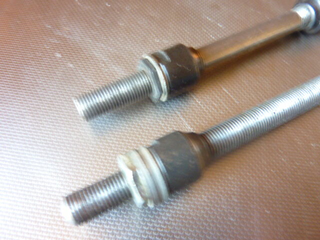 NOS vintage 2 axe moyeux roue 9.5 mm L 149 mm L 145