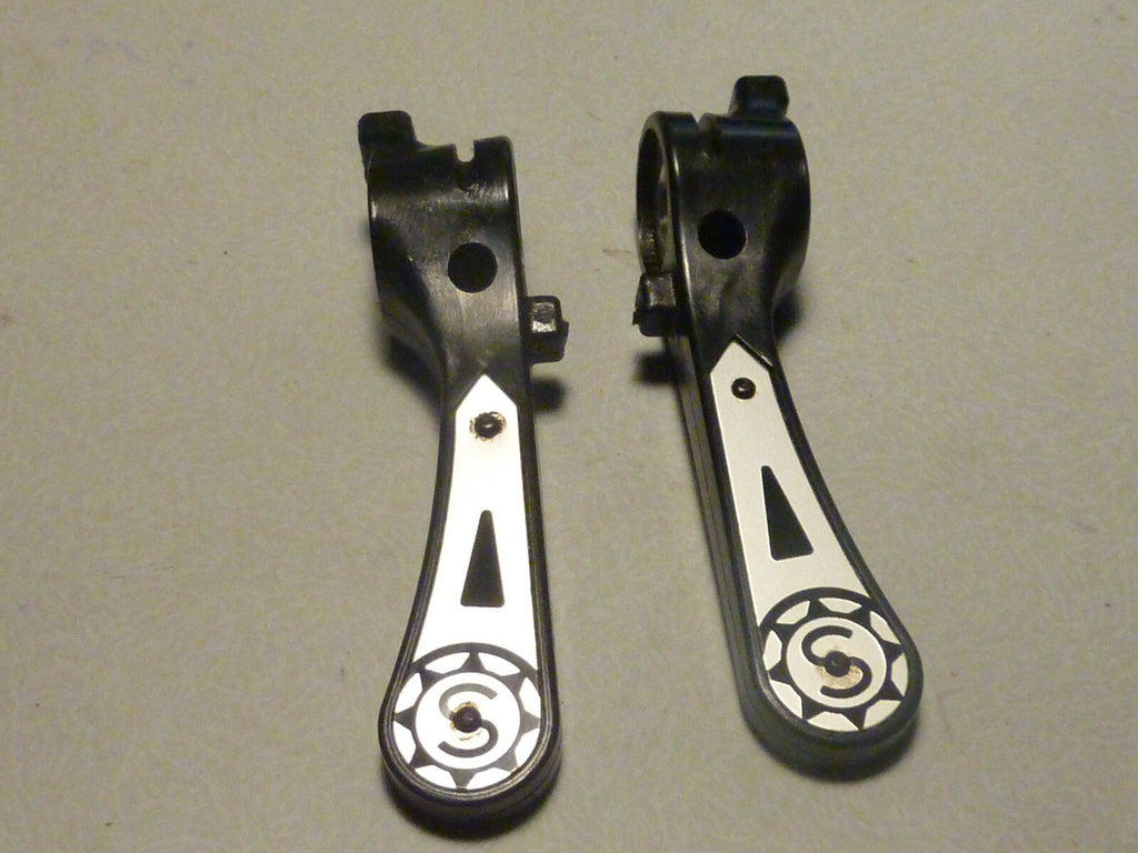 NOS paire LEVIERS DE VITESSES ANCIEN Simplex LJ Shifters  vintage 3825 / 3824