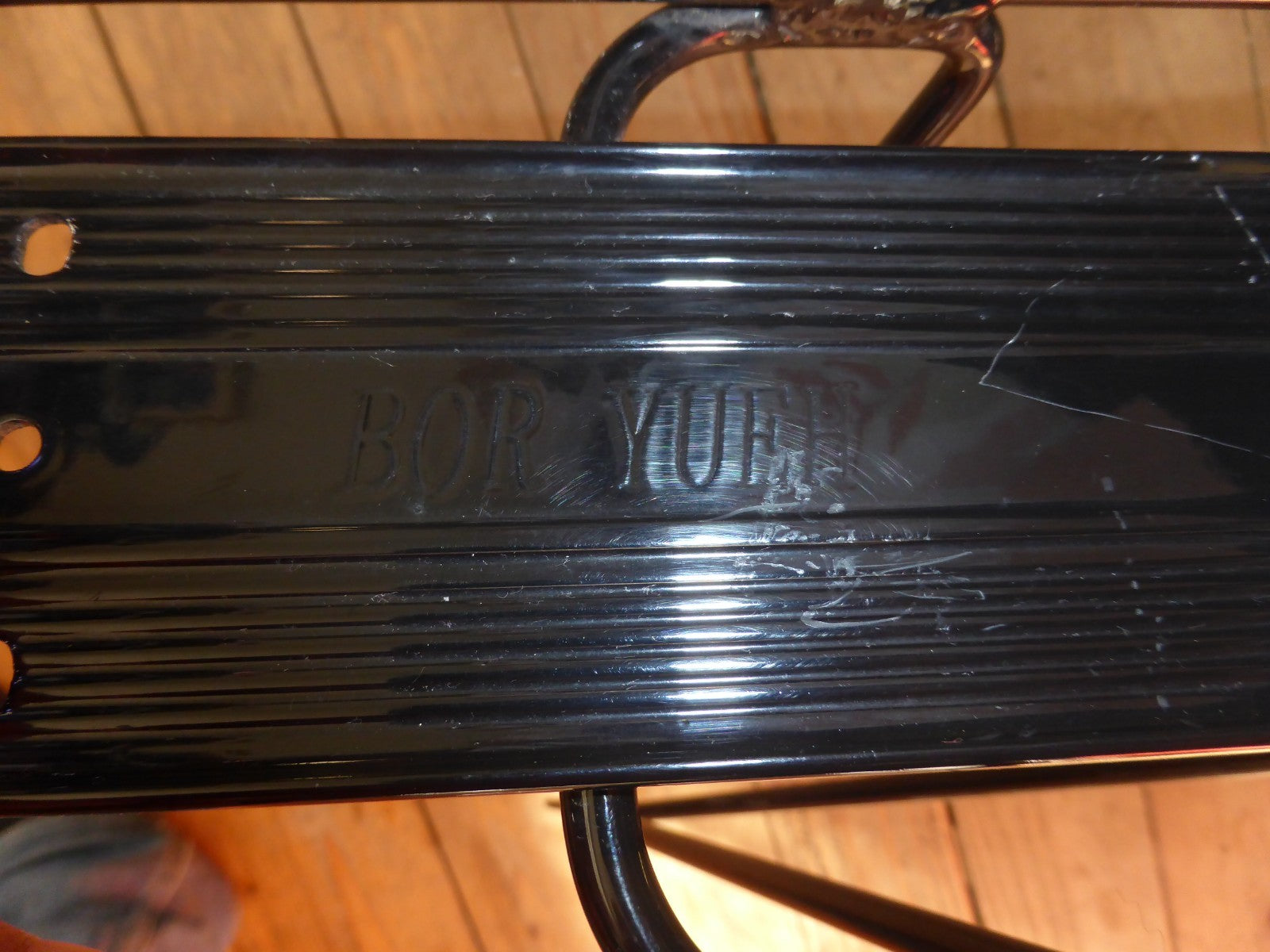 ✨NOS porte bagage avant aluminium  front rack velo BOR YUEH roue 700 ✨