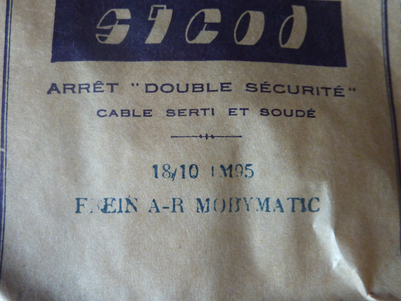 ancien Câble frein AR Mobymatic 18/10 neuf