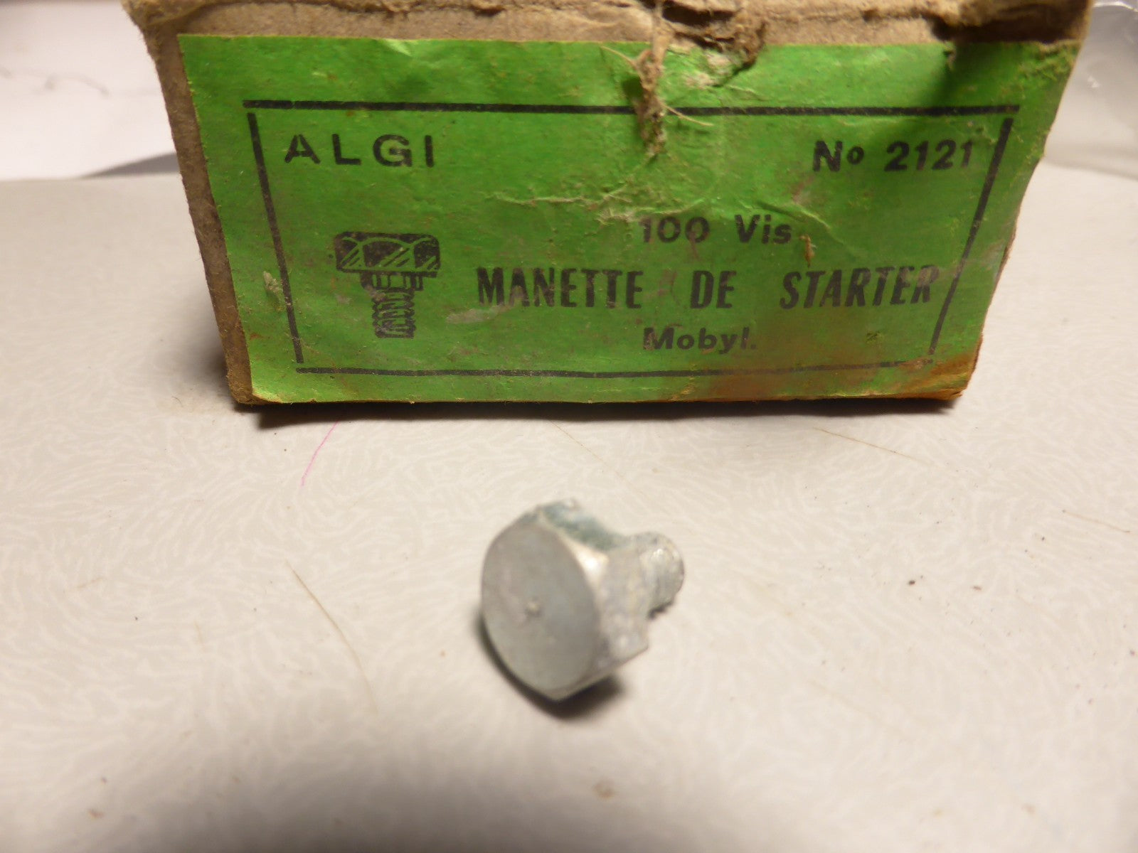 ✨NOS Vis Manette Starter Épaulée ✨Mobylette Motobécane – ALGI 2121 – Vintage✨