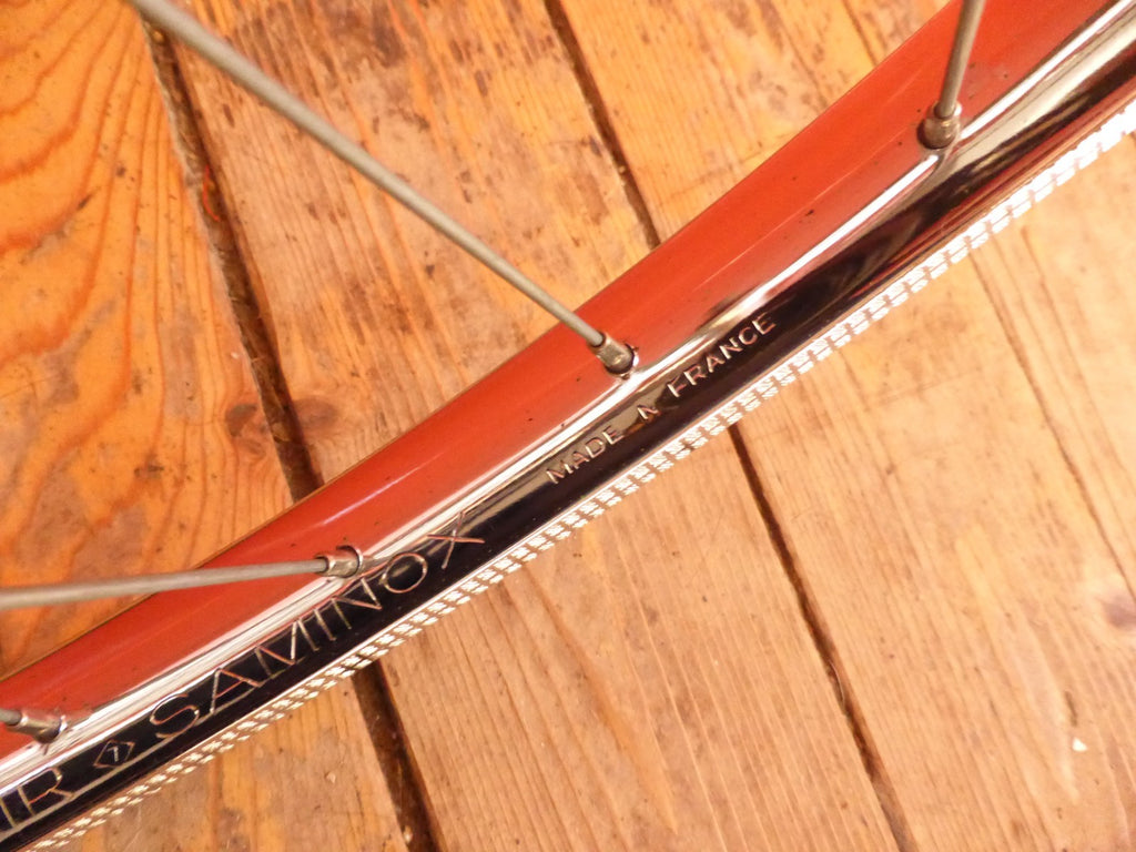 ✨ NOS  Roue avant Vélo Vintage SAMIR 650B Saminox 1982 – Moyeu Maillard✨