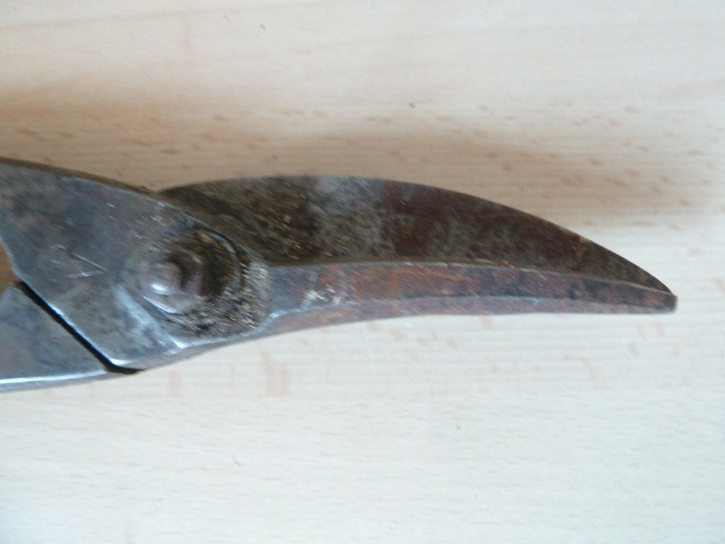 OUTIL ANCIEN cisaille de couvreur pince metal coupante tenaille
