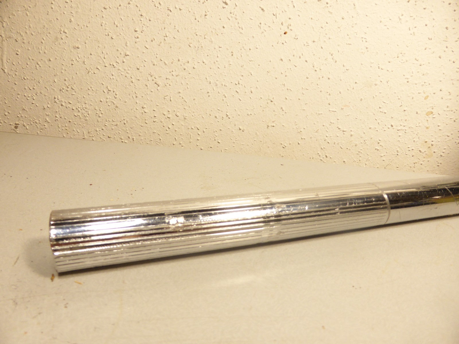 NOS tige tube de selle  26 mm vintage acier chromé 350 gr ANCIEN STOCK L300 mm