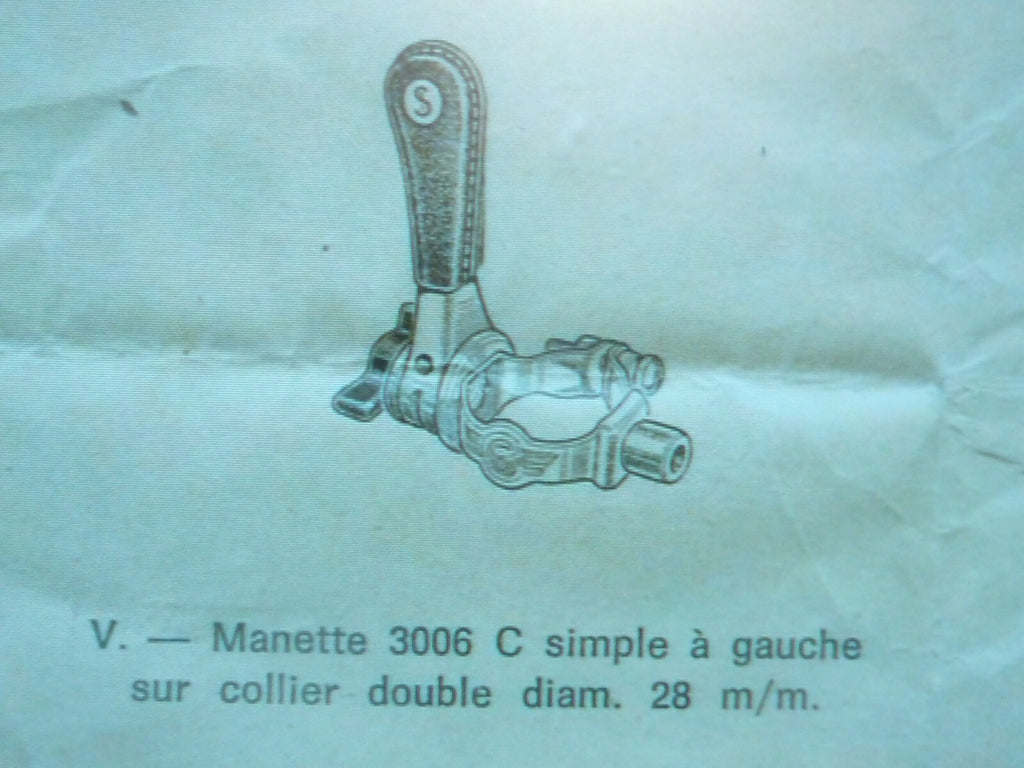 ✨ NOS Levier de Vitesses Simplex 2948 – Criterium Shifter – Vélo Vintage ✨