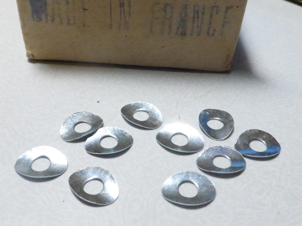 ✨ 10 Rondelles Ovales Fond de Jante Vélo Vintage – 12x9,3 mm ALGI FRANCE NOS ✨
