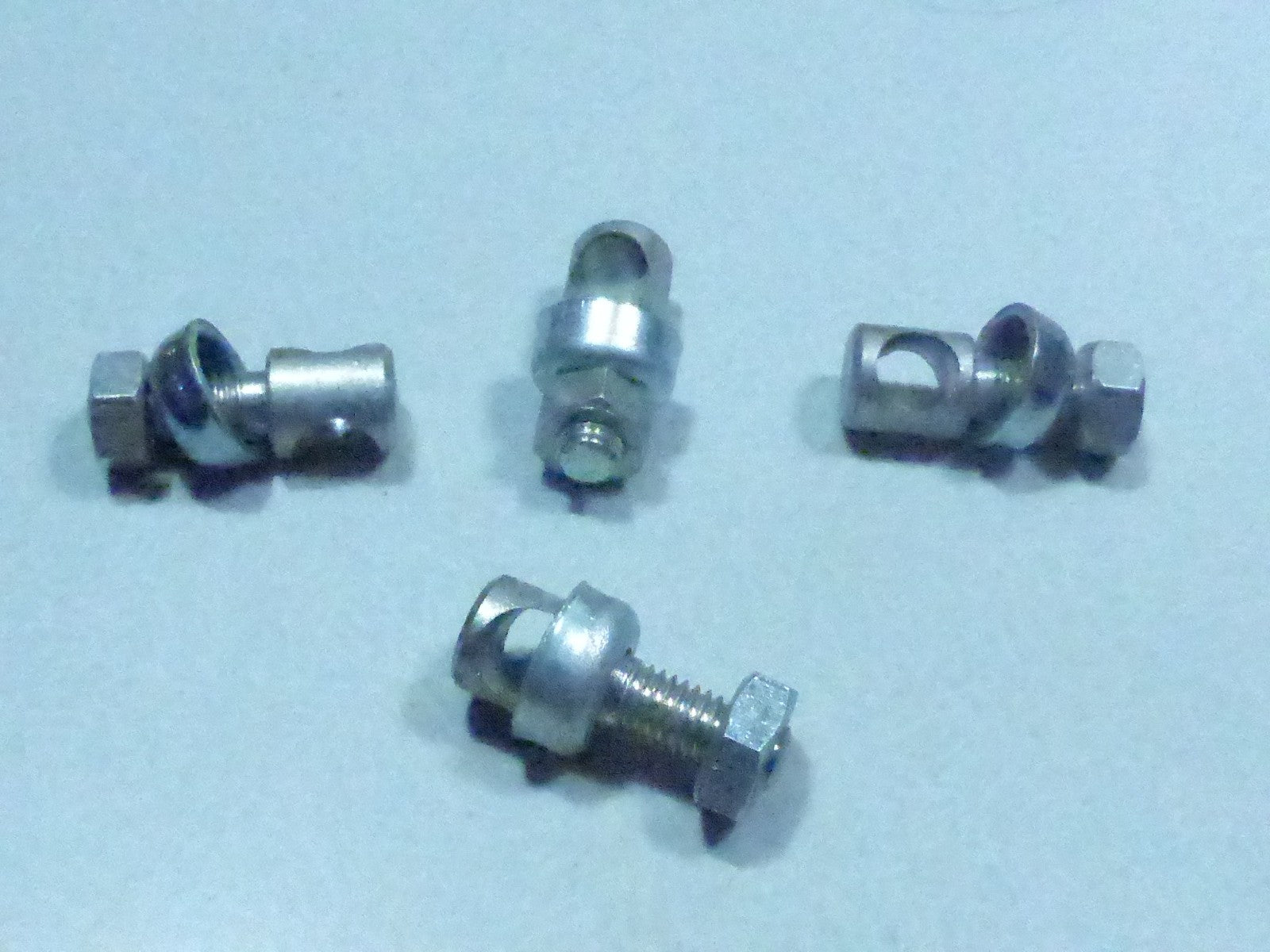 ✨4 SERRE TRINGLE  L 22.3 X 8 X D 6mm velo mobylette cyclomoteur VINTAGE ✨