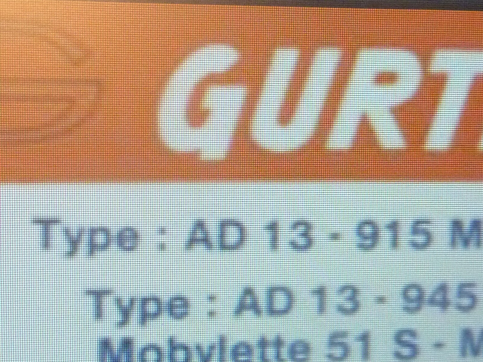 1 diffuseur gurtner 11316/1  pour AD13 - 915 motobecane 51V