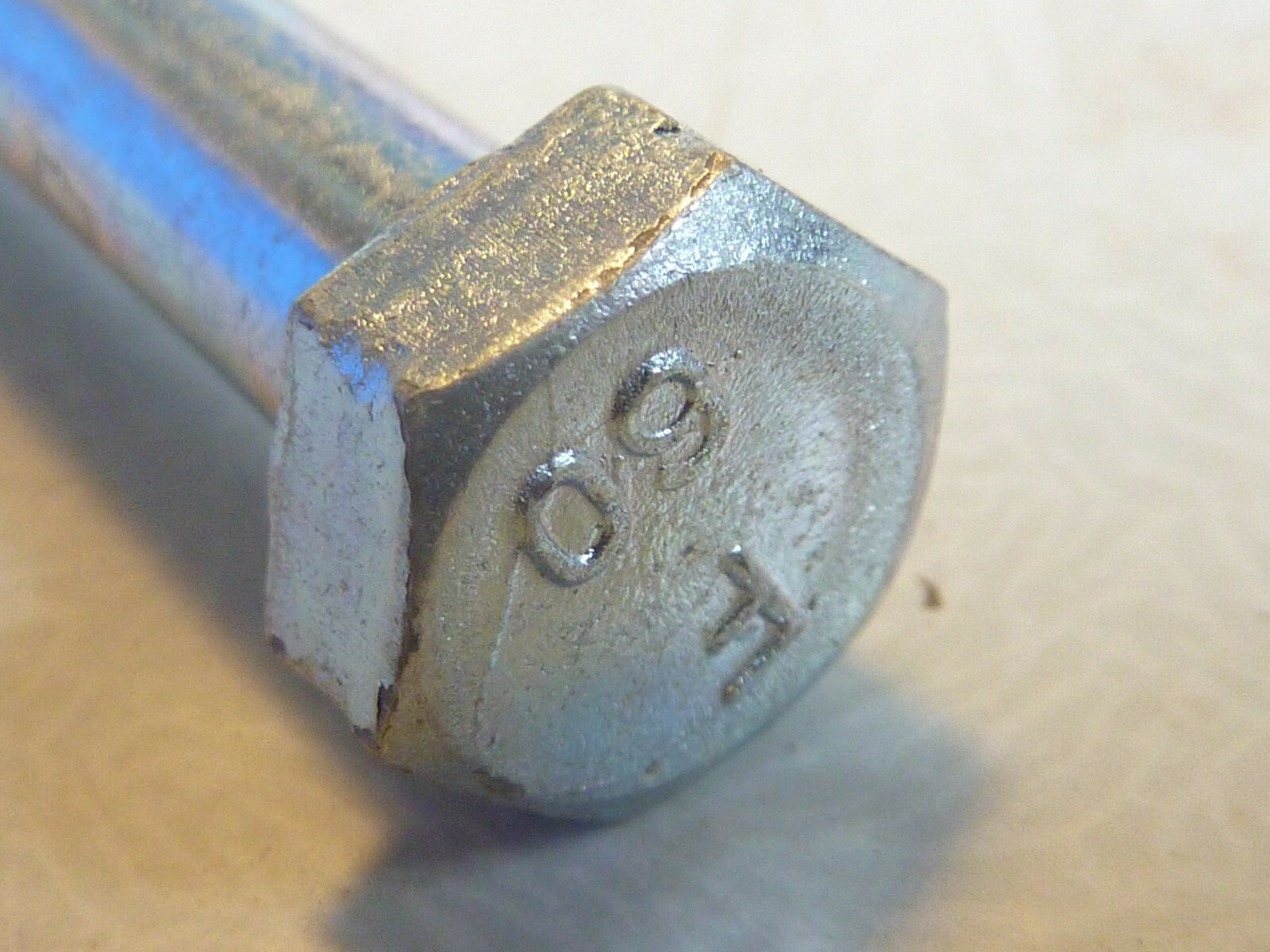 NOS 1 boulon grand Axe de béquille diamètre 8mm x 90 mm cyclos motobécane 8x90