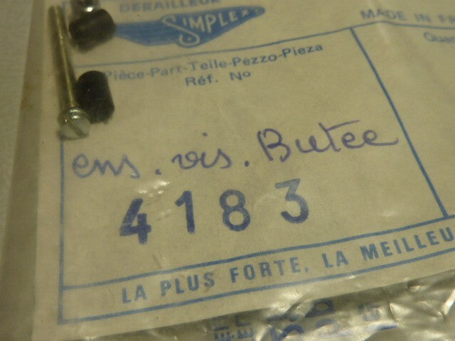 NOS Simplex  Rear Dropout Adjusters vis reglage patte arriere cadre velo vintage