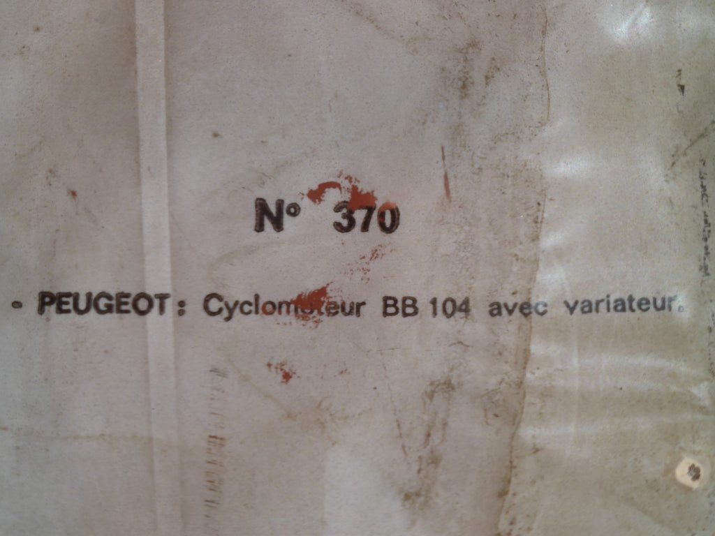 ✨  Neuf Ancien Stock Courroie Ventiflex Kleber 370 Peugeot BB104 cyclomoteur  ✨