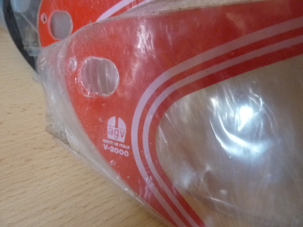NOS neu 1 Vintage Casque Moto Visière V-2000  AGV original