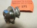 NOS 1 ancien boulon plaque tension de chaine Peugeot meplat motobecane vintage