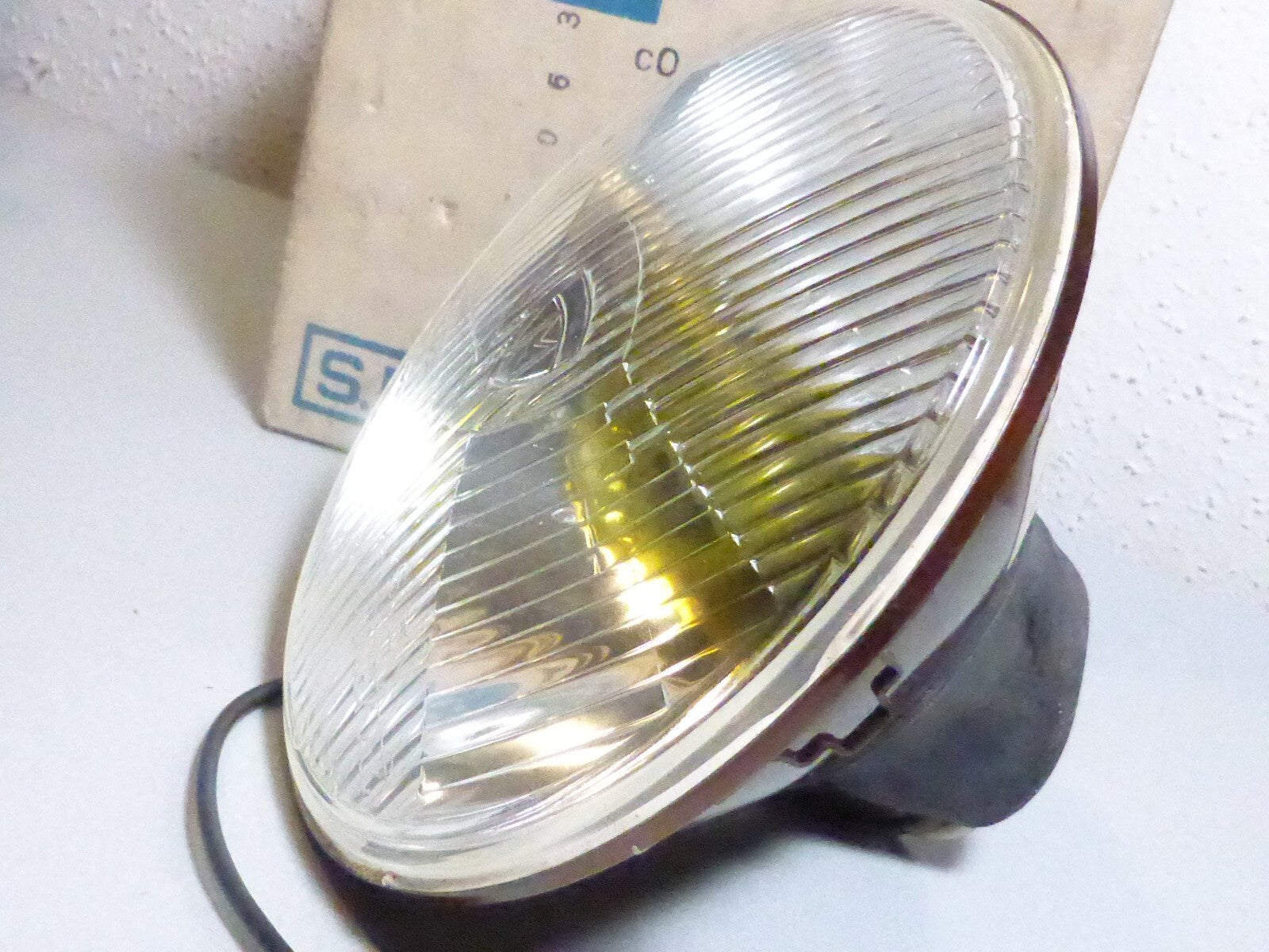 MARCHAL Optique de Phare Iode 143mm Réf 612 60403 NOS Neuf Époque