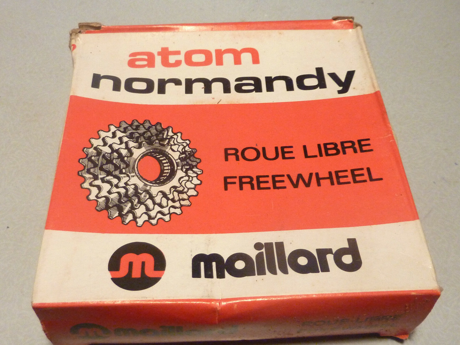 ✨Brevetée ATOM Maillard Freewheel 3V 16/19/22T 32x100 Made in France Vintage NOS