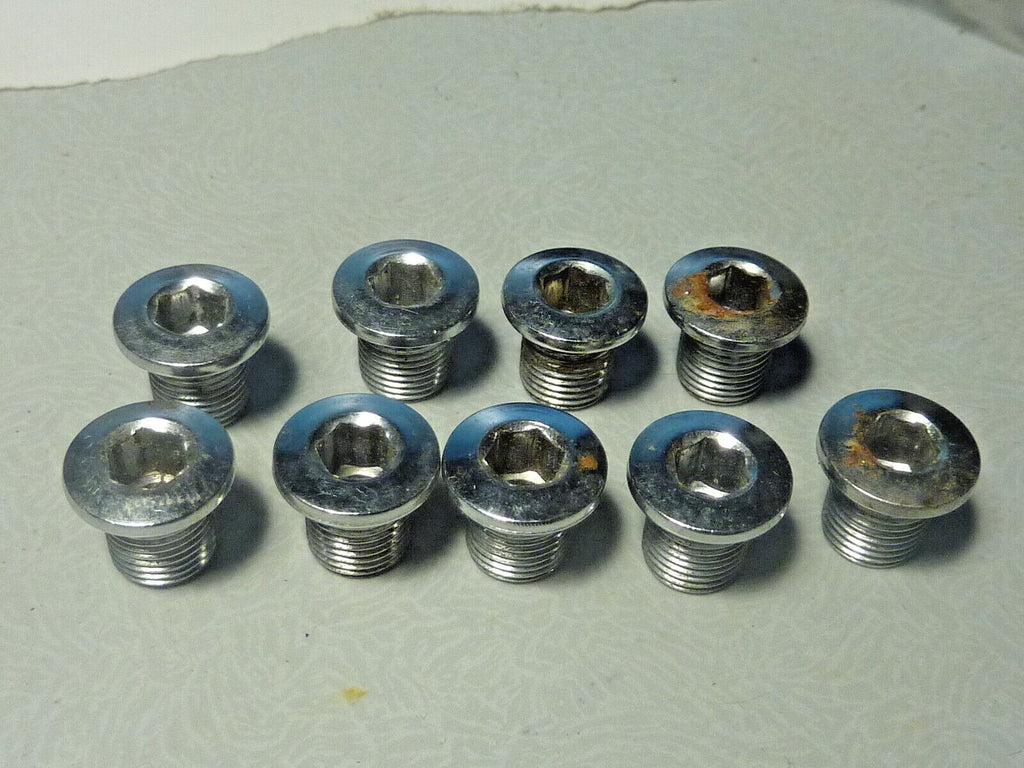 9 Vis velo couronne pédalier vis   motobecane peugeot vintage