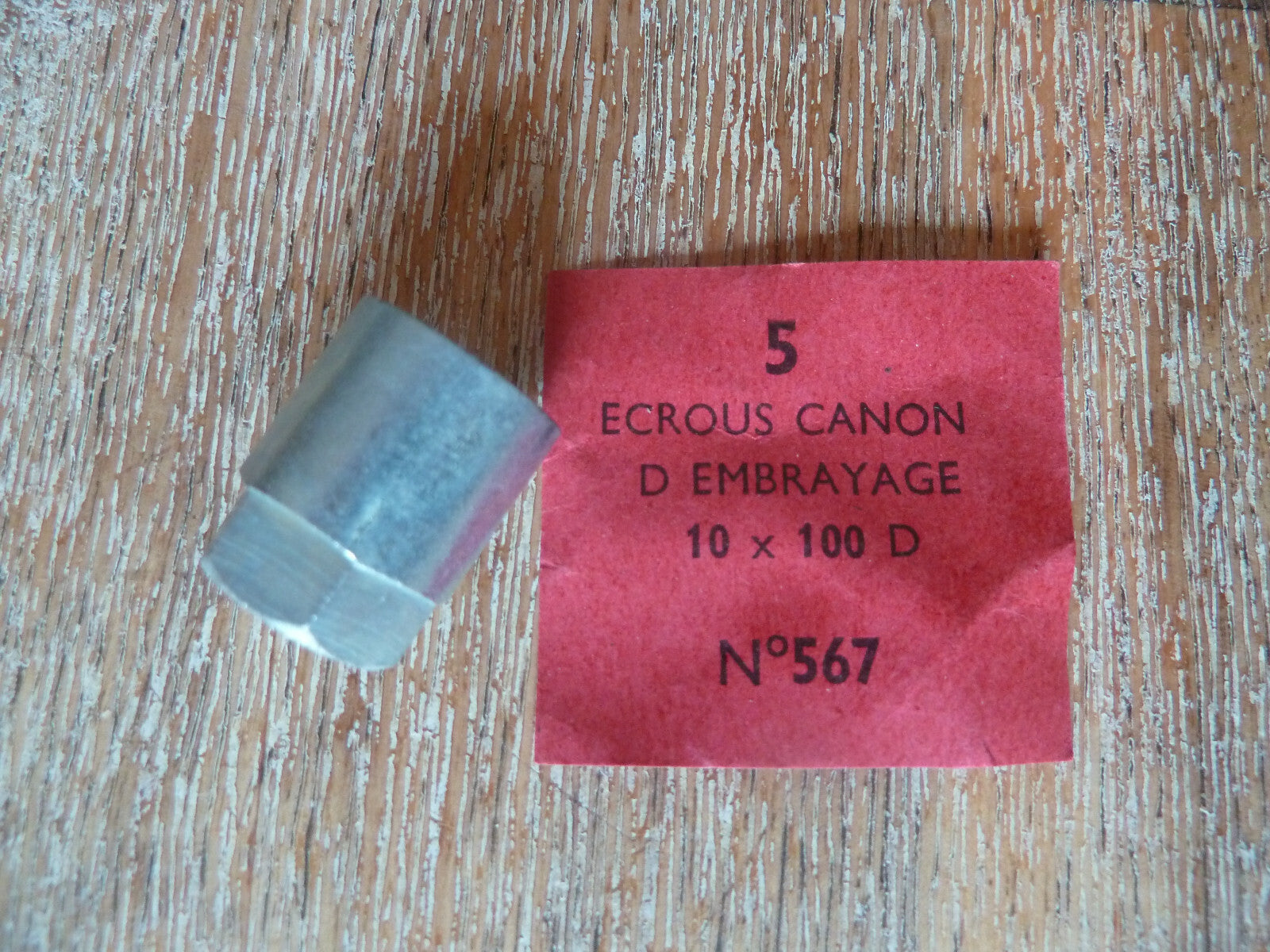 ✨ NOS – Écrou d’embrayage – Variateur Motobécane – Ancien stock – Marque Algi ✨
