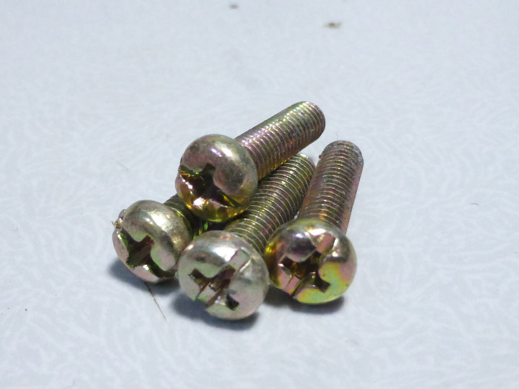 4 shimano vis bolt screw doré gold acier vintage