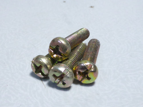 4 shimano vis bolt screw doré gold acier vintage
