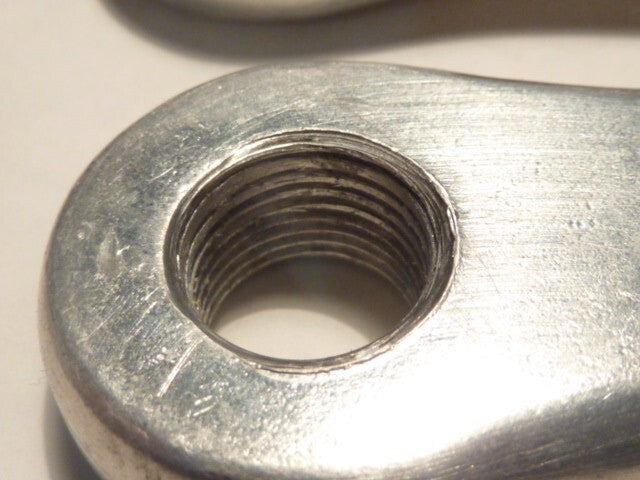 3 manivelles Pédalier vintage CW  170 mm  9/16 manivele gauche