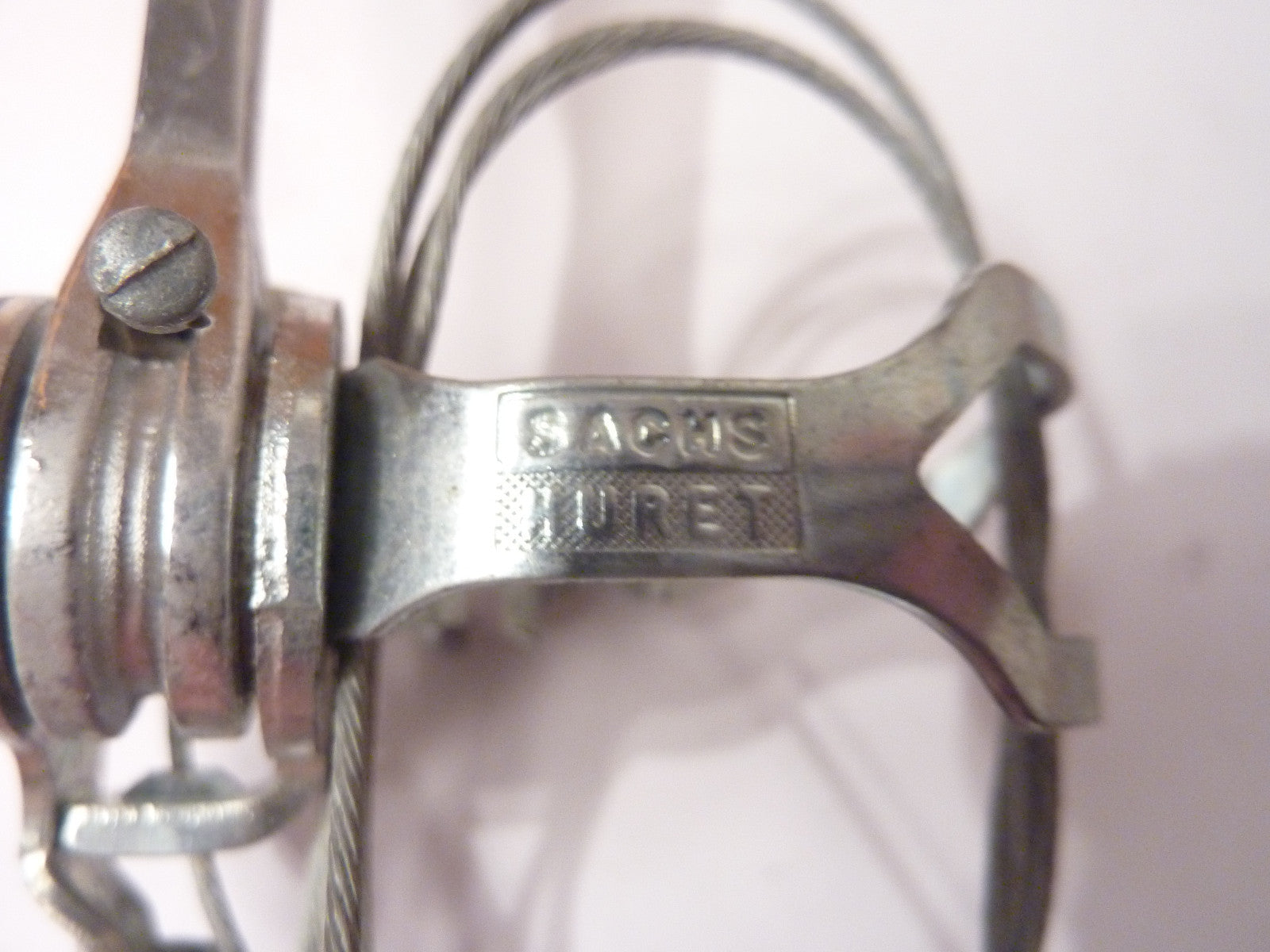 NOS Sachs HURET LEVIER  DE DERAILLEUR AVANT MONTAGE PAR COLLIER VINTAGE 70's
