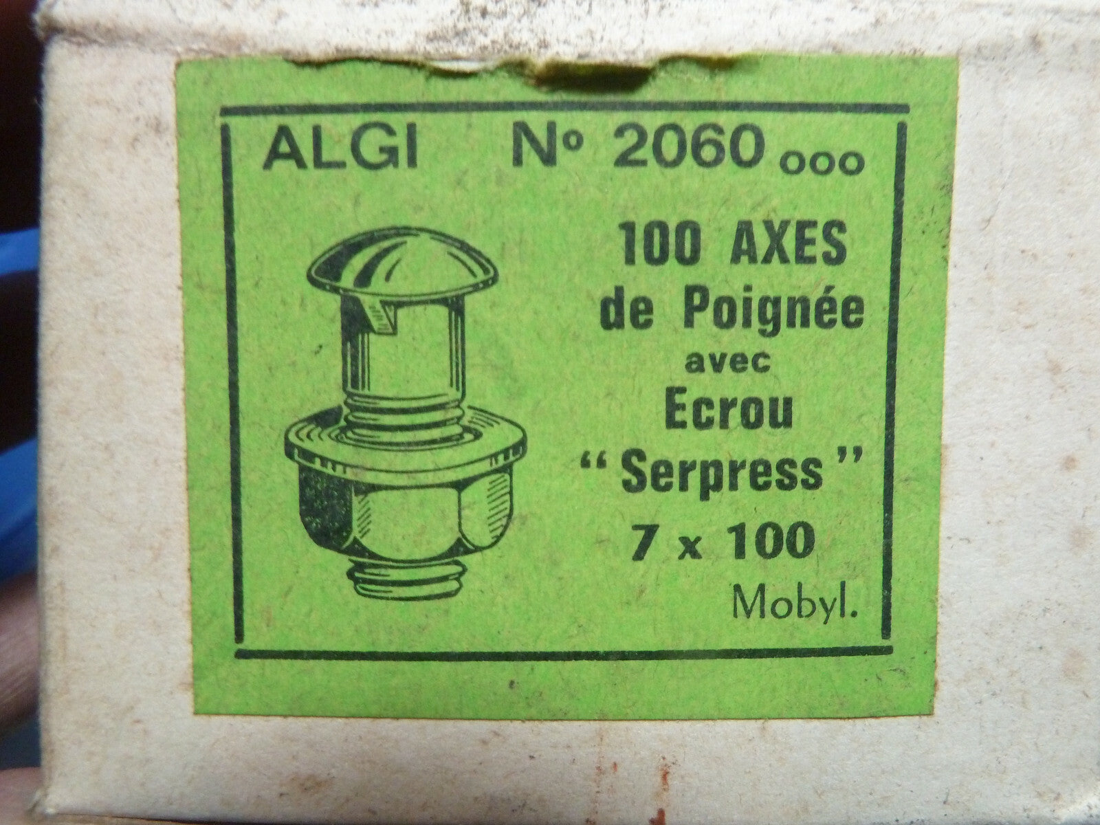 ✨ neu ALGI – Axe vis de poignée avec écrou Motobécane | NOS | Pièce d’origine ✨