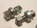 ✨ NOS 2 anciennes SERRE TRINGLE  L 22.3 X 8 X D 6mm / TRINGLE DE 6 mm VINTAGE✨