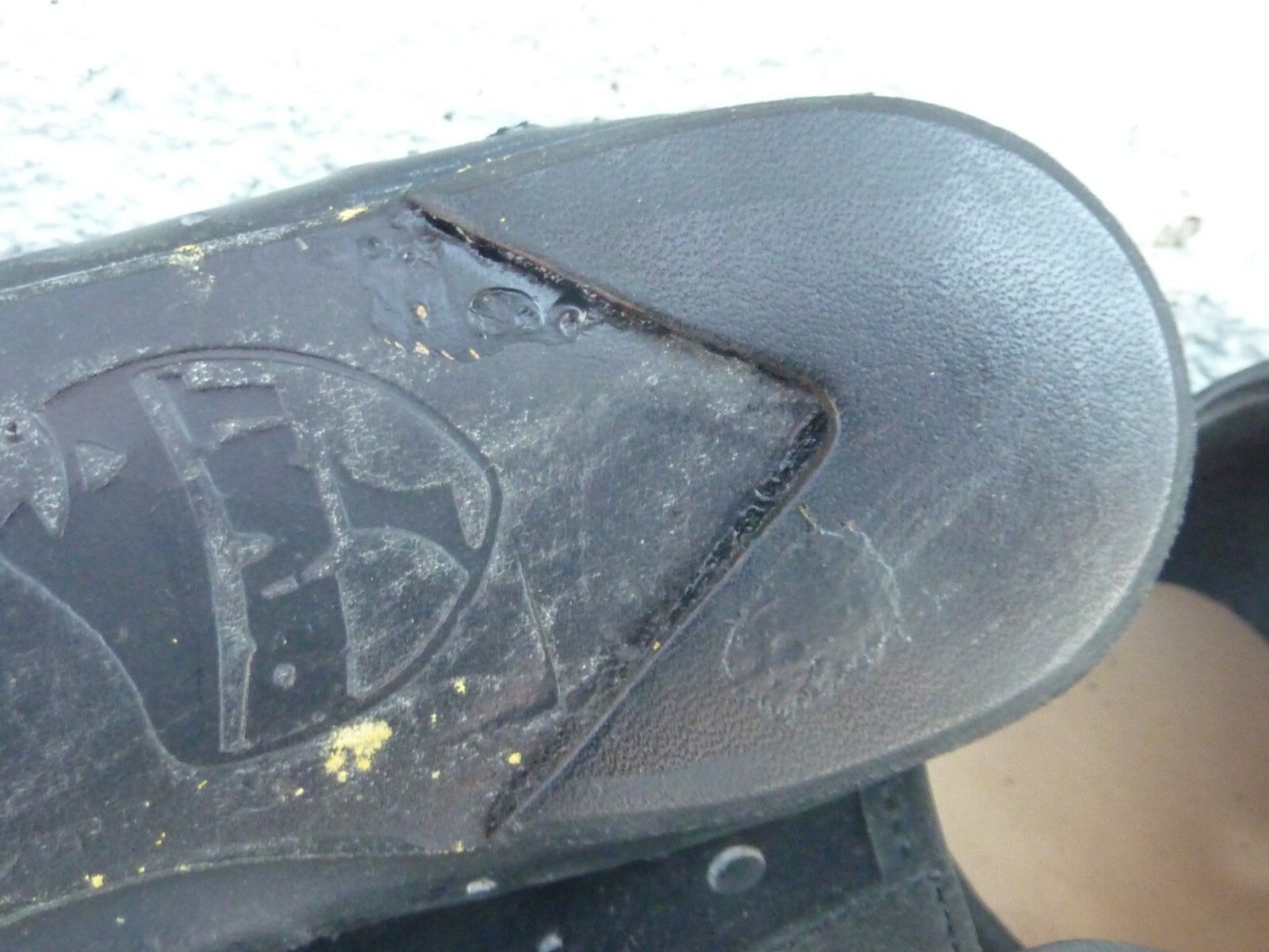 Chaussures de cyclisme ancienne   - RIVAT - Made in France - T37 modele Galibier
