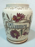 pot a prunes céramique faïence A. H. ANNABURG- GERMANY -  1874 - 1923 pflaumen