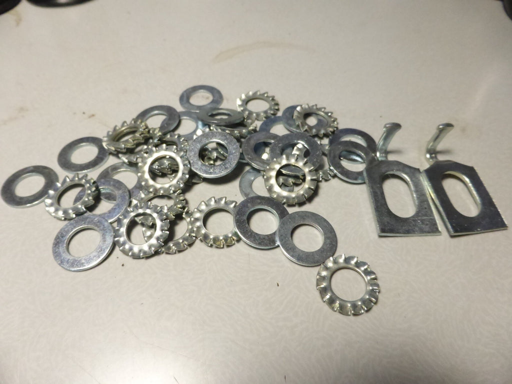 Lot de 40 Rondelles freins cranté éventail et plates  Ø 8 mm