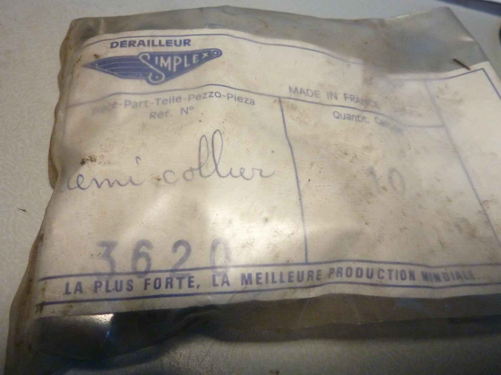 ✨ NOS Demi-Collier SIMPLEX 3620 – 28,6 mm – Vélo Vintage / Front Clamp ✨