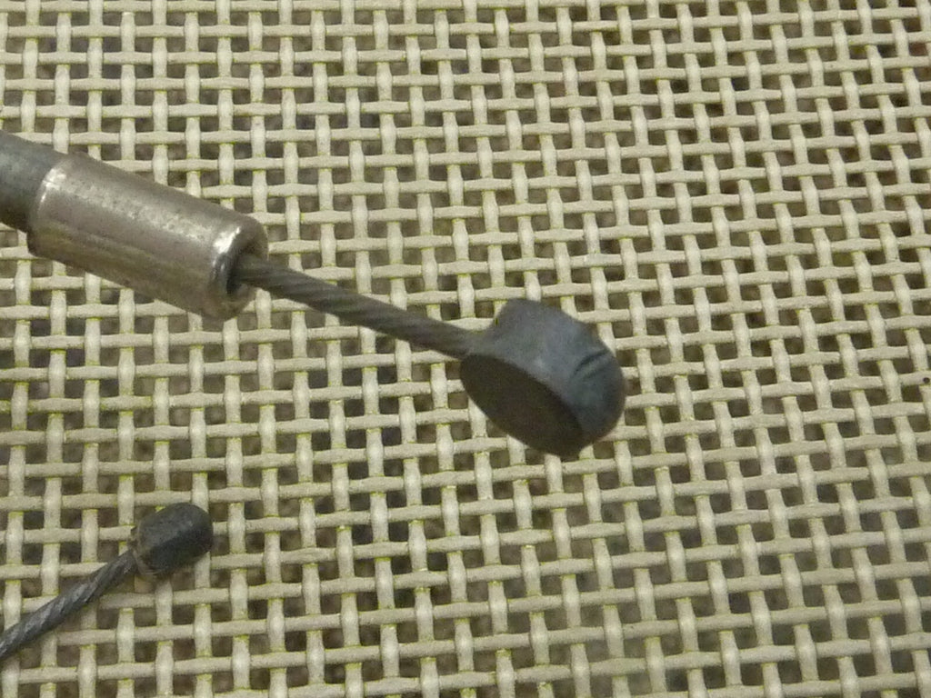 NOS Gaine  grise gaz décompresseur Freins ???   Câble 0.85 cm  Vintage