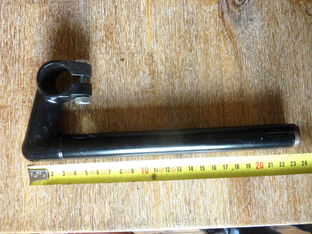 Potence 22 mm 230 Haut 65 long 25 mm guidon Noir