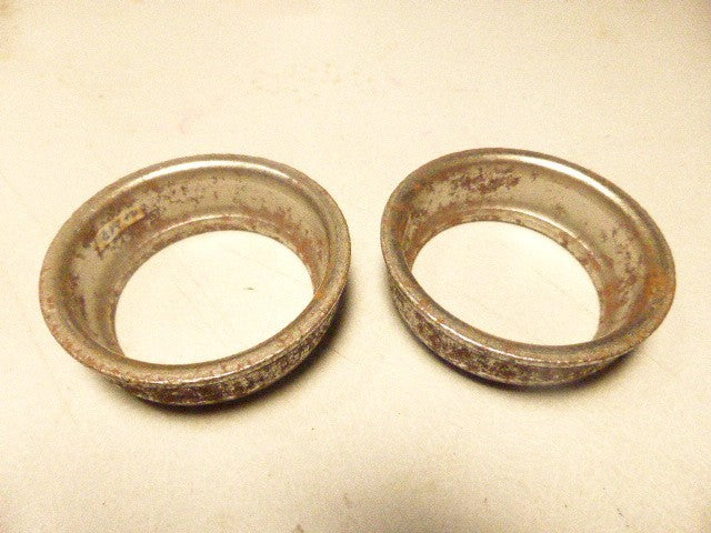 NOS BMX 2 Cuvettes pédalier acier ø 51 mm Oldschool Vintage coupelles cross