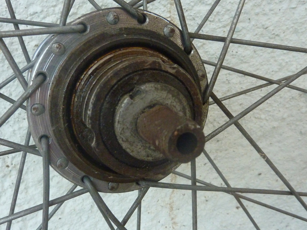 NOS roue jante Samir Saminox  moyeux 3V dreigang 415 torpedo sachs 700C