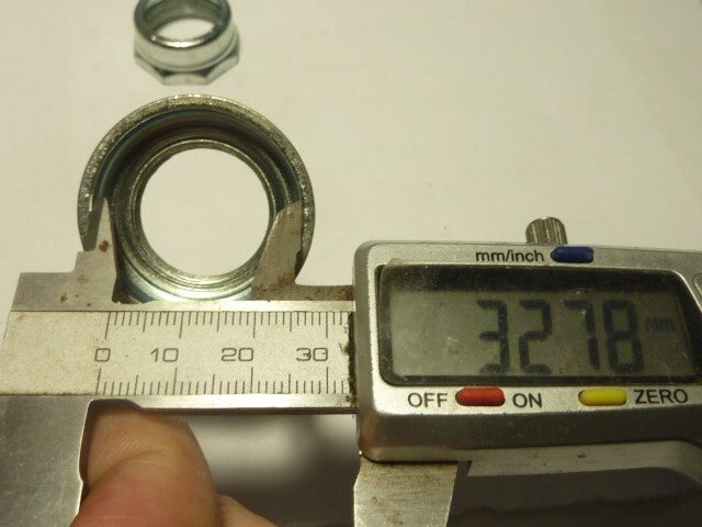 NOS contre écrou cuvette de jeu de direction 22,2 mm vintage ancien stock