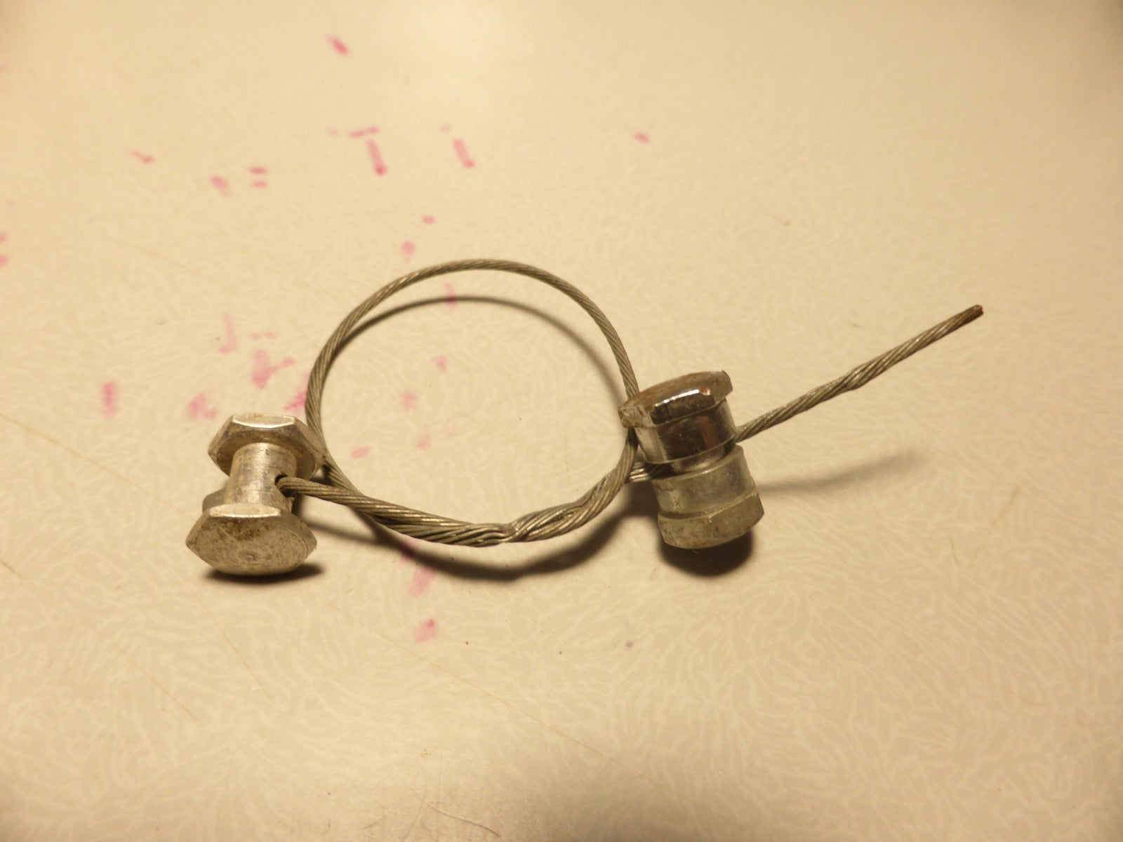 Butée de gaine Mafac frein arrière brake cable velo ancien vintage pontet