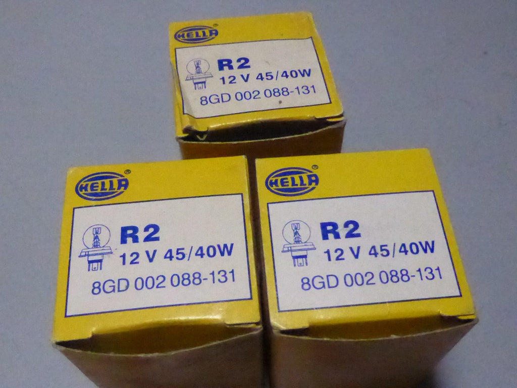 3 HELLA  R2 ampoule  12V 45/40W  8GJ 002 088-131